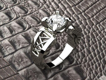 anillo compromiso diamante